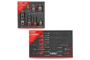 TOPEX 16-piece Socket Adaptor& Extension Bar Set