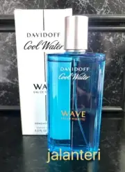 Davidoff COOL WATER WAVE EDT 4.2oz/ 125ml Men Eau de Toilette Spray NIB