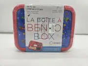 Kids Lunch Box School Bento Box BPA Free Blue Rocket Snack Box Portion Control