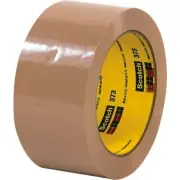 3M 373 373 SCOTCH 72MMX50M TAN BOX SEALING TAPE 2.5MIL 24RL/CS