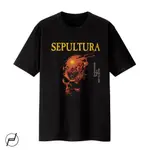 SEPULTURA BAND 100% 純棉 T 恤男女通用圖案印花