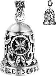 Bell Motorcycle - Titanium Steel Riding Luck Bell | 2.13x1.26 Inches Vintage Motorcycle Cycling Key Rings | Creative Biker | Vintage Good Luck Accessories For Women And Men