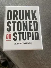 A Family and Friends 250 Card 4 Players Party Game "Drunk Stoned or Stupid" ~17+