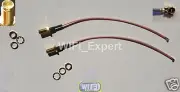 2 x 12 Inch Mini PCI IPX U.FL to RP-SMA Antenna WiFi Pigtail RG178 Cable RF USA