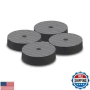 Monosaudio 4Pcs Carbon Fiber Speaker Spikes Floor Protectors 40x10mm Speaker
