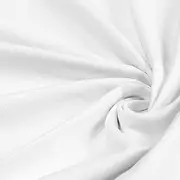 FT Fashion Track 94 Inches/238cm Wide Polycotton Fabric by The Metre UK Dress Fabric Material for Sheeting, Sewing, Dressmaking, Arts and Craft (White, 2 Metre - Precut)