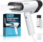 [Raelunyi] Handheld Garment Steamer- Foldable and Portable, Horizontal and Vertical Steam Iron for Clothes - Leakproof Lightweight Ideal for Travel, Home and Office, Suitable for All Types of Fabrics