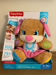 Fisher-Price NWT Baby Toddler Toy Laugh Learn Smart Stages Musical Plush