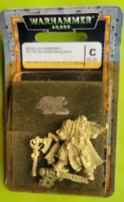 Warhammer 40K Space Wolf Runepriest NIB Games Workshop 2000 METAL OOP