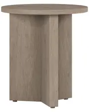 Abraham + Ivy Anders 20in Wide Round Side Table NoSize Gray