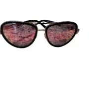 NWT Henri Bendel Aviator pink mirror sunglasses