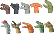 FOYTOKI 10Pcs Dinosaur Finger Puppets Set Creative Hand Puppets for Fun Playthings for Imaginative Storytelling and Role Play Activities