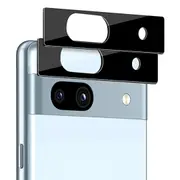 [2 Pack] MEZON Premium Full Coverage Tempered Glass Camera Lens for Google Pixel 7a (6.1") – Black Version, No Whitening from Flash (Pixel 7a, Lens HD) – FREE EXPRESS