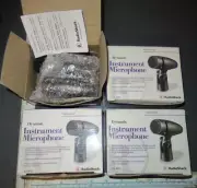 4 NEW OLD STOCK RADIO SHACK Unidirectional Condenser Instrument Microphones