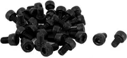 uxcell M4 x 6mm 12.9 Alloy Steel Hex Socket Head Cap Screws Bolts Black 30pcs