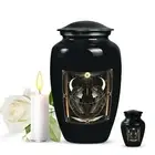 Zodiac Burial Sentinel: Large Memorial Reminiscence Urn