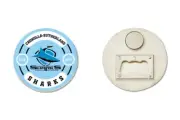 NRL Bottle Opener Magnet - Cronulla Sharks - Rugby League