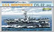 PLATZ DRAGON 1/700 WW2 US Aircraft Carrier U.S..S. Independence CVL-22 Plastic Model DR7054 (Ship)