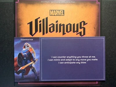MARVEL VILLAINOUS Taskmaster Domain GAME REPLACEMENT PIECE FREE SHIPPING