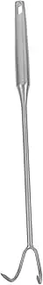 Stainless Steel Meat Hook Barbecue Rack Hook Flipper BBQ Food Flipper Vertical Skewer Meat Hooks for Grilling Hooks for Hanging Meat Mantle Hooks for Garland Steak Turner Hook