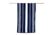 Canningvale Sorrentina Velour Beach Durable Quick-Drying Soft Towel Lido Navy