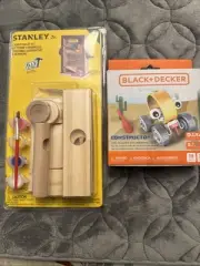 Kids Stanley Jr Candy Maze Kit And Black And Deck Constructor Lot