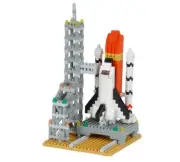 Nanoblock Space Centre - Brand New - Toy Building/Construction, Like Mini Lego