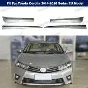 4Pcs Chrome Side Door Molding Trim Strip For Toyota Corolla 2014-2016 Sedan EU (for: Toyota)