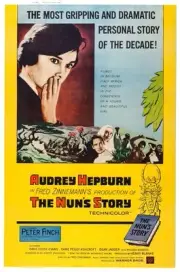 The Nun's Story poster Audrey Hepburn bottom Peter Finch Audre- 1959 Old Photo