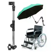 Foldable Umbrella Attachment Clamp Support Connector Wheelchair Scooter Set NEW