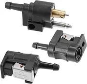 X AUTOHAUX 3pcs Marine Boat Engine Fuel Line Connector Fittings 6mm Female Male Fuel Pipe Joint Comp Fitting for Yamaha Outboard Motor Fuel Tank Hose Pipe 1/4" 6Y1-24305-06 6G1-24304-10