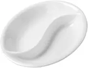 MOTHNUR Divided Ceramic Sauce Dish Condiment Container for Dipping Sauces Appetizers and Snacks for Home Restaurant and Party Use