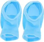COOLHIYA Heighten Insole Half Non-detachable Socks Heel Lift Inner Heightened Sock Pad Anti-slip Half Pads Insole Leg Lengthen Pads 2.5cm Blue