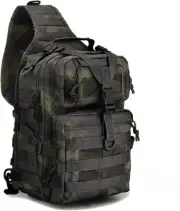 Tactical Sling Bag Pack Military Assault Rucksack Shoulder Bag Backpack Chest