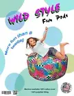 NEW Cool Bean Bag great gift for kids BEANBAG CHAIR ages 3+ SAFE - WILD STYLE