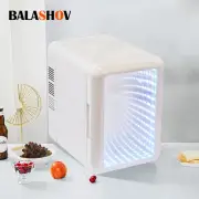 4L Mini Refrigerator Multifunction Cosmetic Dormitory Warmer Cooler Fridge for H