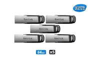 Sandisk Ultra Flair 64GB Flash Drive USB 3.0 Pen Drive Thumb Drive (5 Pack)