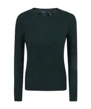 cable-knit sweater XS MOSS AGATE