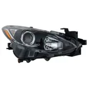 New Halogen Headlight Right Passenger Side Fits 2014-2016 Mazda 3 BPW1510K0 (for: Mazda)
