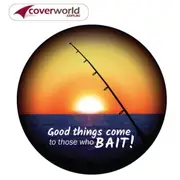 Printed Spare Tyre - Wheel Cover - Good Things Come to Those who Bait