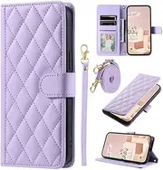[TiHen] Compatible for Samsung Galaxy S10 Plus Wallet Leather Case Flip Magnetic Closure Shockproof Stand Full Protective Cover with Credit Card Cash Slots-Purple