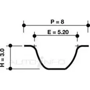 Dayco Timing Belt 162Stp8M254H T863 - 94541
