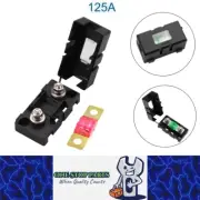 ANS Inline Fuse Holder with Bolt On 125 Amp Fuse Supplied 125A Midi fuse holder