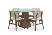 Theo Dining Table with 4 Joshua Chairs