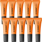 Stabilo Box 10 Neon Highlighter (Orange)