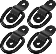 4pcs Heavy Duty D Rings Tie Down Anchor for Trailers and Trucks Durable Lashing Rings with Screws Reliable Cargo Fastening Compact Design for Easy Storage