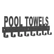Pool Towel Rack Outdoor Wall Mount Towel Holder Towel Hooks