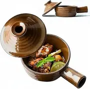 WDCFXY Egg Cooker,microwave egg cooker,Ceramic Microwave Egg Poacher with Dome Chimney Lid and Hollow Hand