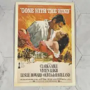 Gone with the Wind Retro Postcard Clark Gable Vivien Leigh