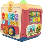 Educational Cube Toy Hand Drum Toy Smooth Plastic Encourage Learning Imaginative Play
